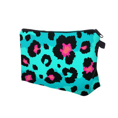 Leopard Print Makeup Pouch Lightweight Carry On Bag