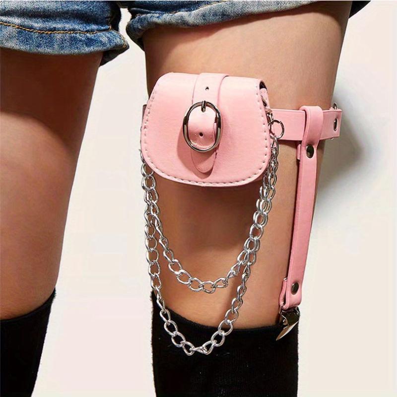 Punk Y2K Belt Waist Bag Gothic Garter For Women