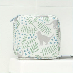 Sanitary Napkin Bag Zipper Storage Clutch Cosmetic Bag