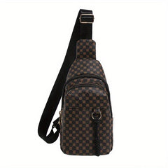Vintage Pattern Sling Bag Crossbody Chest Purse