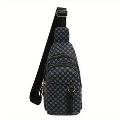 Vintage Pattern Sling Bag Crossbody Chest Purse