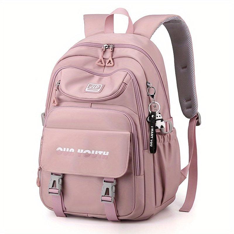 Large Capacity Preppy Backpack for School and Travel