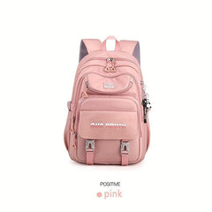 Large Capacity Preppy Backpack for School and Travel