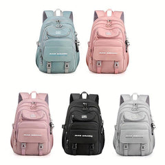 Large Capacity Preppy Backpack for School and Travel