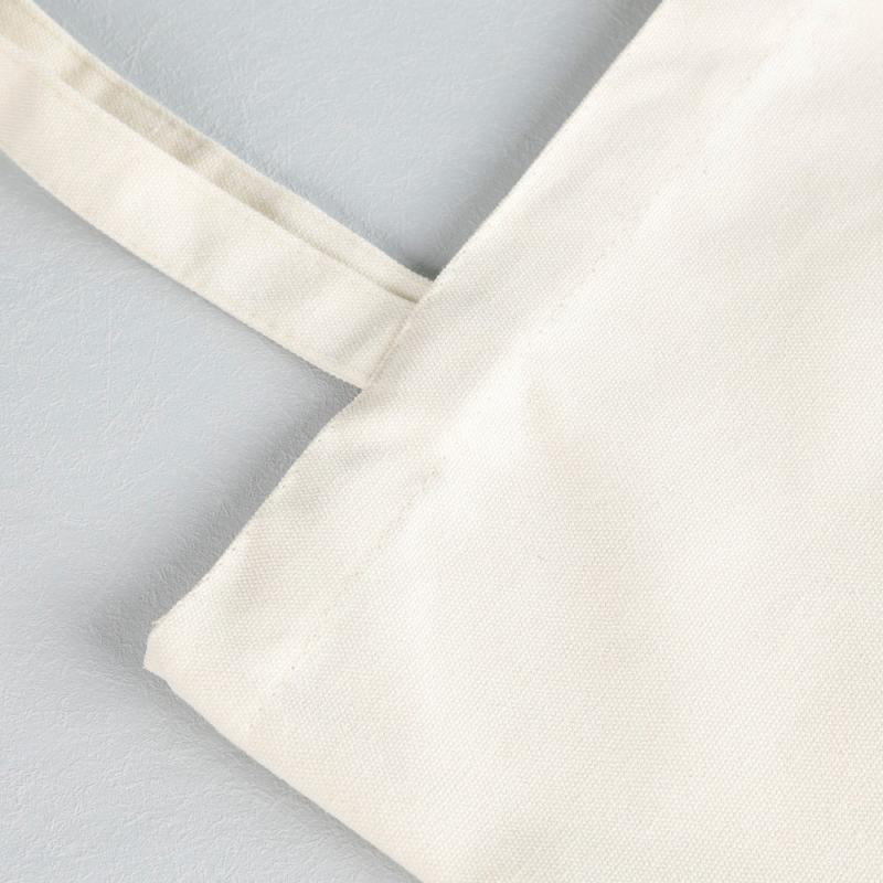 Solid Canvas Tote Bag Durable Shoulder Bag Shopping Bags