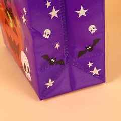 4 Pcs Halloween Pattern Storage Handbags Lightweight Candy Storage Bags