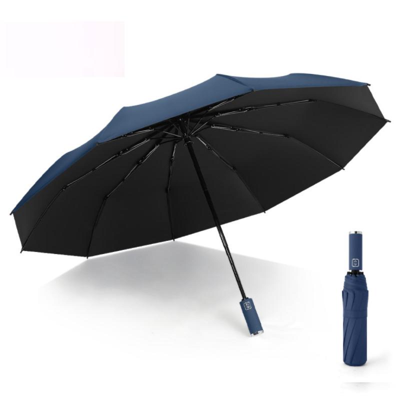 Automatic 10 Ribs Umbrella - Rain Or Shine - Multiple Colors