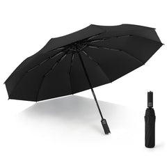 Automatic 10 Ribs Umbrella - Rain Or Shine - Multiple Colors
