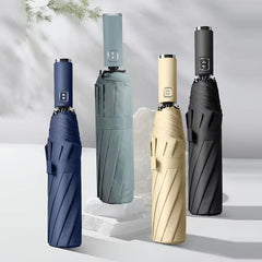 Automatic 10 Ribs Umbrella - Rain Or Shine - Multiple Colors