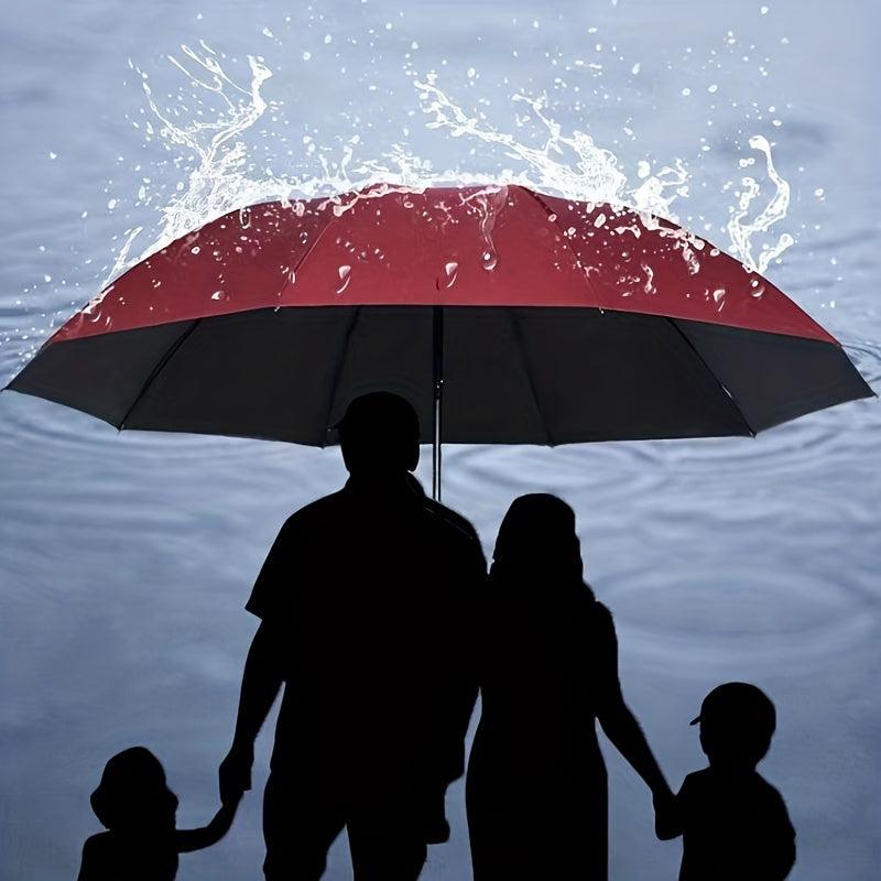 Large Folding Manual Umbrella Rain Or Shine Dual use