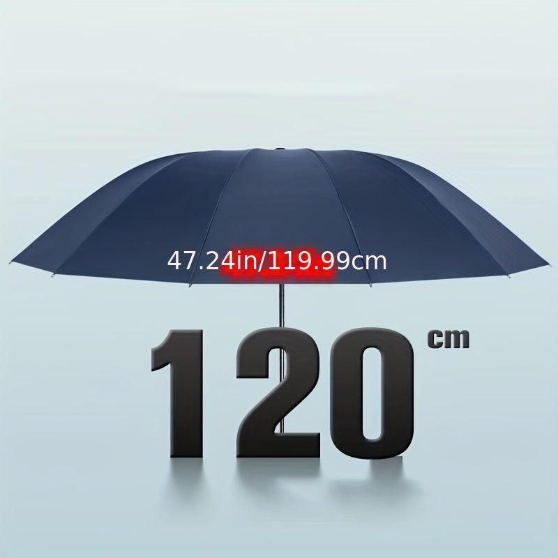 Large Folding Manual Umbrella Rain Or Shine Dual use