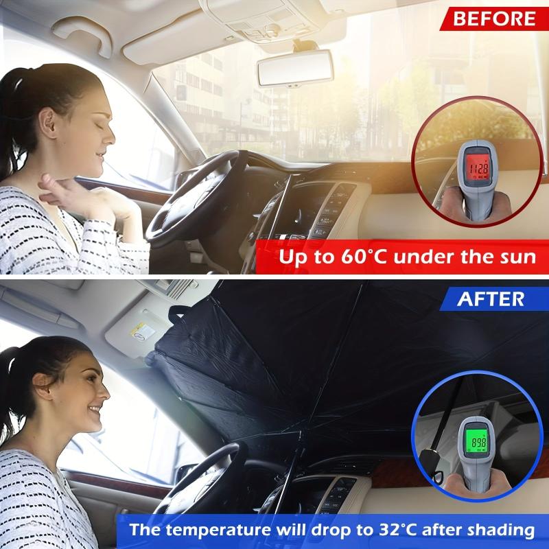 Car Windshield Sun Shade Umbrella Reflective Sunshade Front Window Block