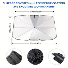 Car Windshield Sun Shade Umbrella Reflective Sunshade Front Window Block