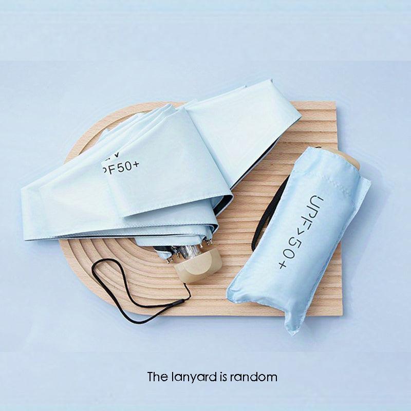 UV Protection Mini Sun Umbrella, Folding Five-fold Sunshade