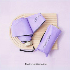 UV Protection Mini Sun Umbrella, Folding Five-fold Sunshade