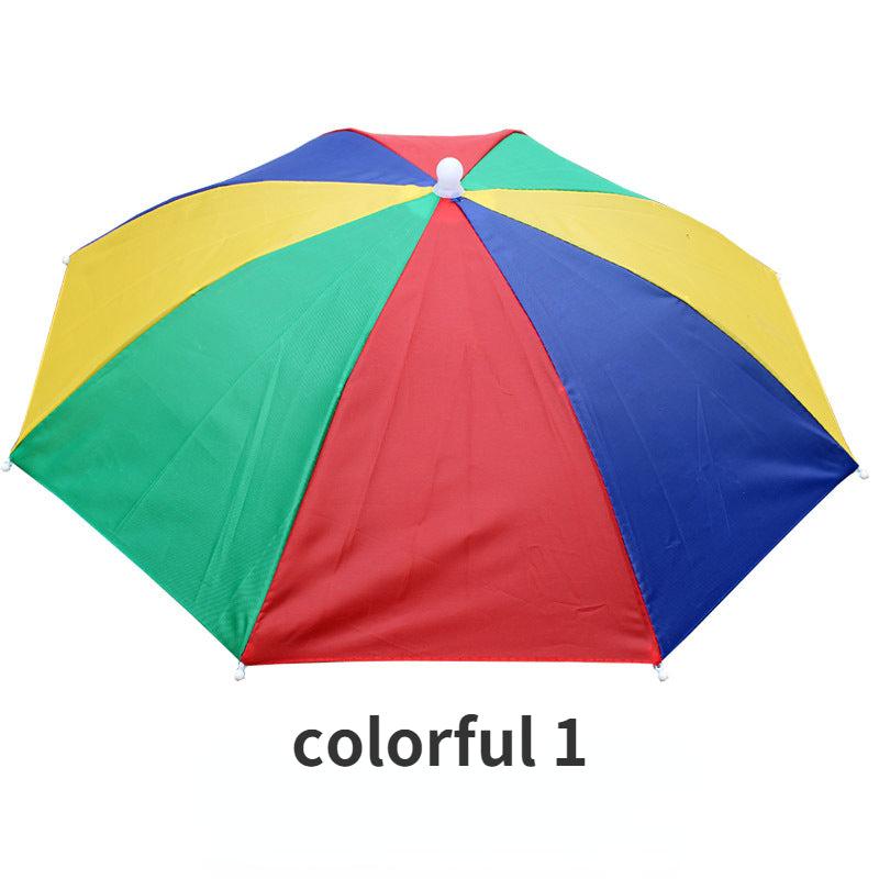 Portable Foldable Fishing Hat Umbrella Outdoor Sunshade Waterproof