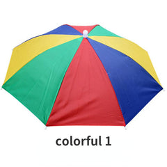 Portable Foldable Fishing Hat Umbrella Outdoor Sunshade Waterproof