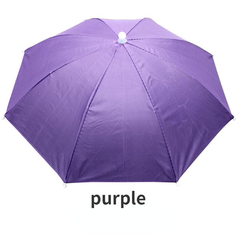 Portable Foldable Fishing Hat Umbrella Outdoor Sunshade Waterproof