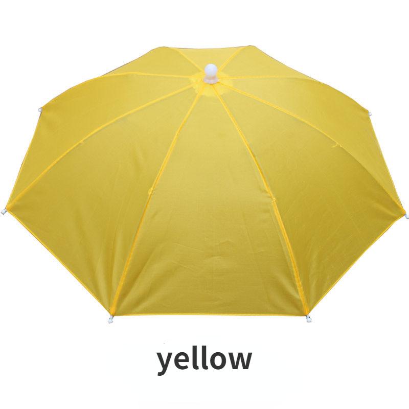Portable Foldable Fishing Hat Umbrella Outdoor Sunshade Waterproof