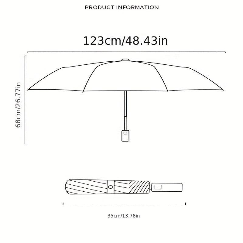 Automatic Enlargement Reinforcement Umbrella Ten Bones