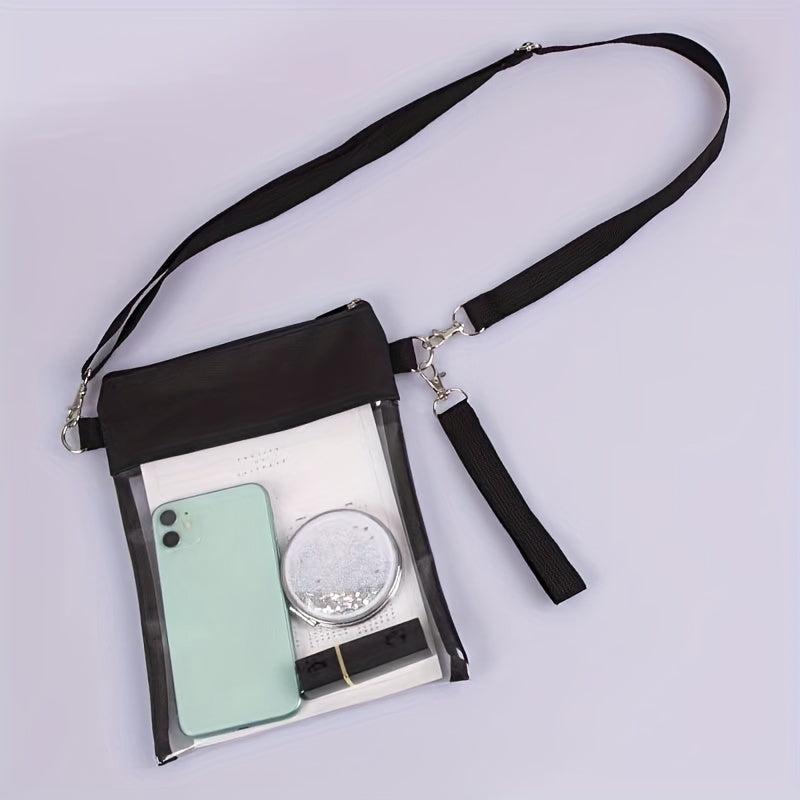 PVC Transparent Shoulder Bag for Mobile Phone Toiletry