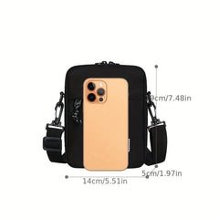 Small Crossbody Bag Messenger Shoulder Mobile Passport Oxford Cloth Casual
