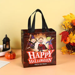 Cartoon Halloween Pattern Handbag - Lightweight Candy Bag
