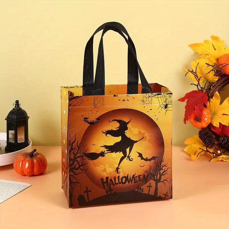 Cartoon Halloween Pattern Handbag - Lightweight Candy Bag