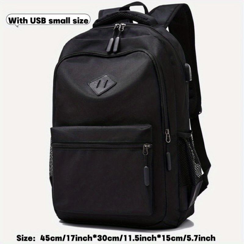Casual Waterproof Backpack with Anti-theft Pocket