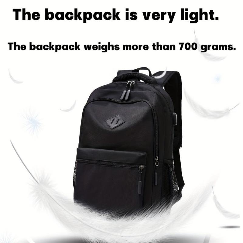 Casual Waterproof Backpack with Anti-theft Pocket