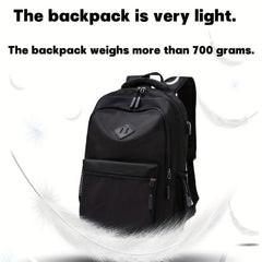 Casual Waterproof Backpack with Anti-theft Pocket