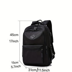 Casual Waterproof Backpack with Anti-theft Pocket