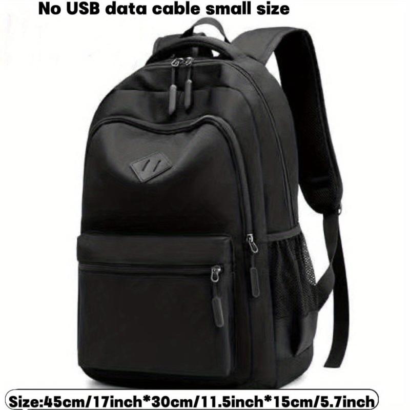 Casual Waterproof Backpack with Anti-theft Pocket