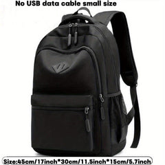 Casual Waterproof Backpack with Anti-theft Pocket