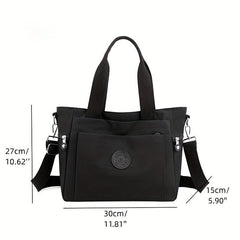Large Capacity Nylon Crossbody Bag Waterproof Mommy Bag
