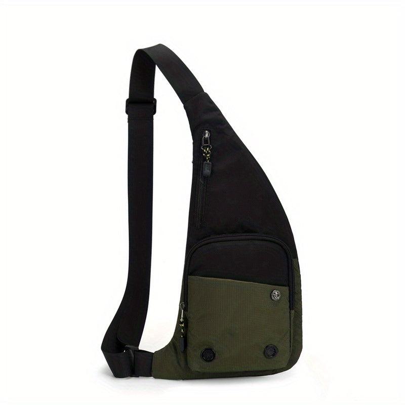 Men's Nylon Crossbody Bag Shoulder Bag For Outdoor Sports Hiking Travel
