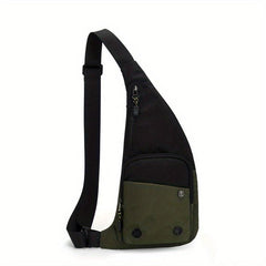 Men's Nylon Crossbody Bag Shoulder Bag For Outdoor Sports Hiking Travel