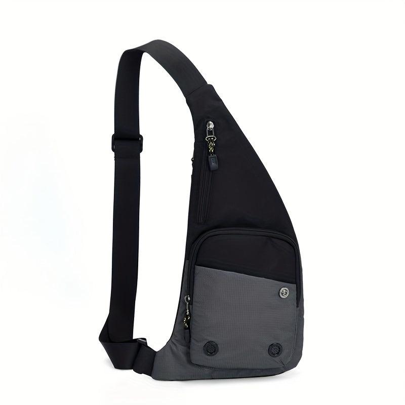 Men's Nylon Crossbody Bag Shoulder Bag For Outdoor Sports Hiking Travel