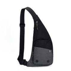 Men's Nylon Crossbody Bag Shoulder Bag For Outdoor Sports Hiking Travel