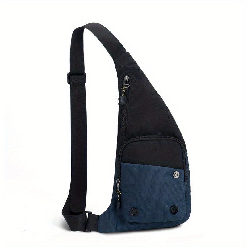 Men's Nylon Crossbody Bag Shoulder Bag For Outdoor Sports Hiking Travel