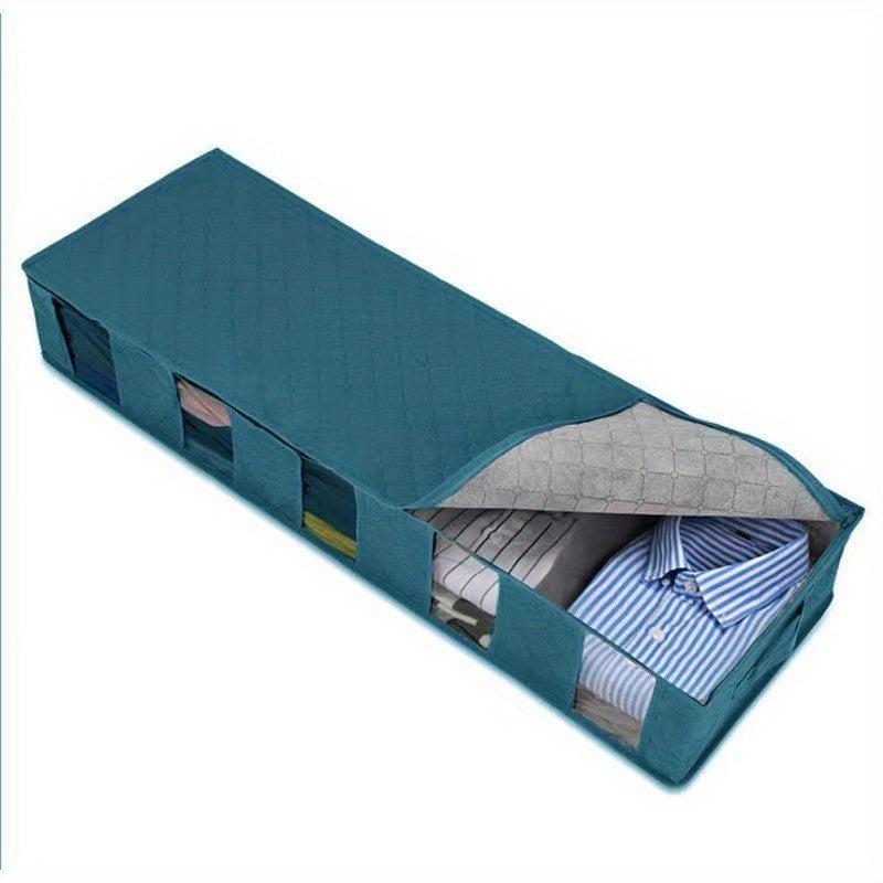 Large Capacity Underbed Clothes Organizer Dustproof Storage Zipper Bag
