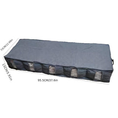 Large Capacity Underbed Clothes Organizer Dustproof Storage Zipper Bag