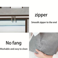 Large Capacity Storage Bag Zipper Dustproof Clothes Container