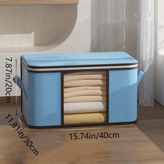Large Capacity Storage Bag Zipper Dustproof Clothes Container