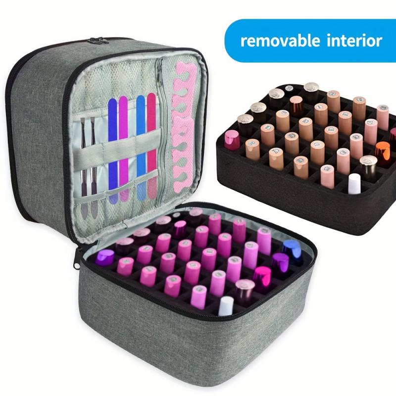 Double Layer Cosmetic Bag Large Capacity Makeup Satchel Bag