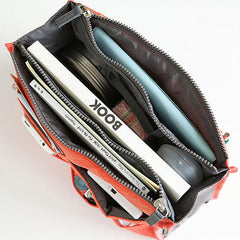 Foldable Storage Bag Lightweight Handbag With Pockets Organizer