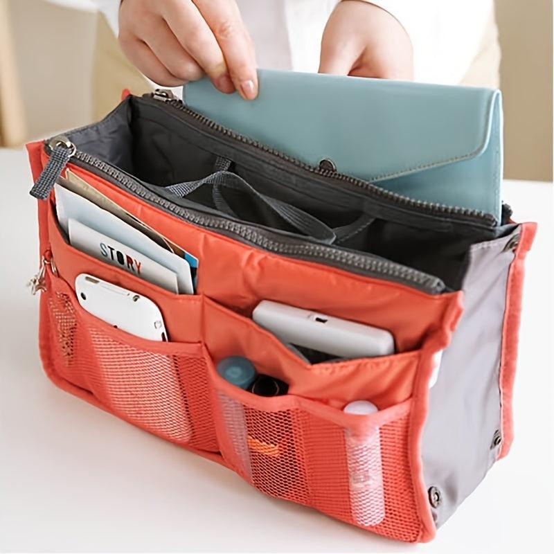 Foldable Storage Bag Lightweight Handbag With Pockets Organizer