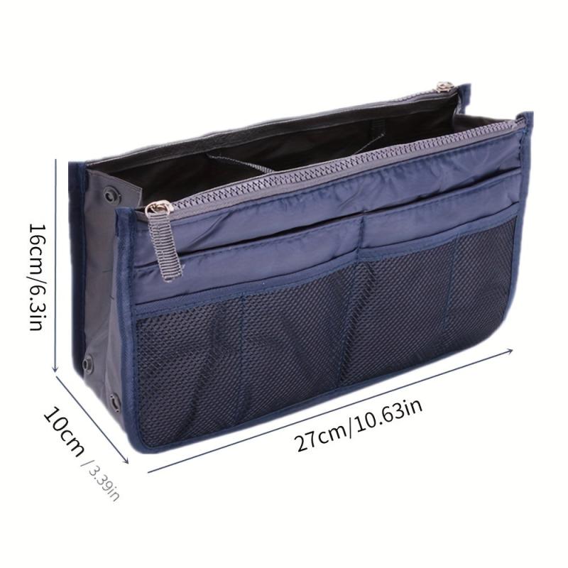 Foldable Storage Bag Lightweight Handbag With Pockets Organizer