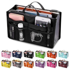 Foldable Storage Bag Lightweight Handbag With Pockets Organizer