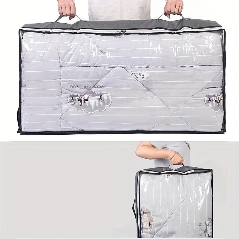 Large Capacity Storage Box Zipper Dustproof Container Foldable Underbed Bag